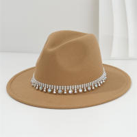 Sombrero De Vaquero Occidental Para Mujeres Con Borde Plano Y Lazo De Plata Brillante Con Cristales De Rhinestone Sombrero Fedora Ligero De Jazz - details 6