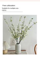 Planta De Pino Artificial De 105cm Con Ramas Largas De Nieve Para Decoración De Bodas Y Hogar Accesorio Suave Para Fotografía De Boda - details 1