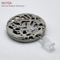Mecanismo Automático Japonés NH70 NH70A 24 Joyas Mezcla De Hierro Y Acero Inoxidable Movimiento De Reloj Skeleton Para Modificación Y Reemplazo - details 0