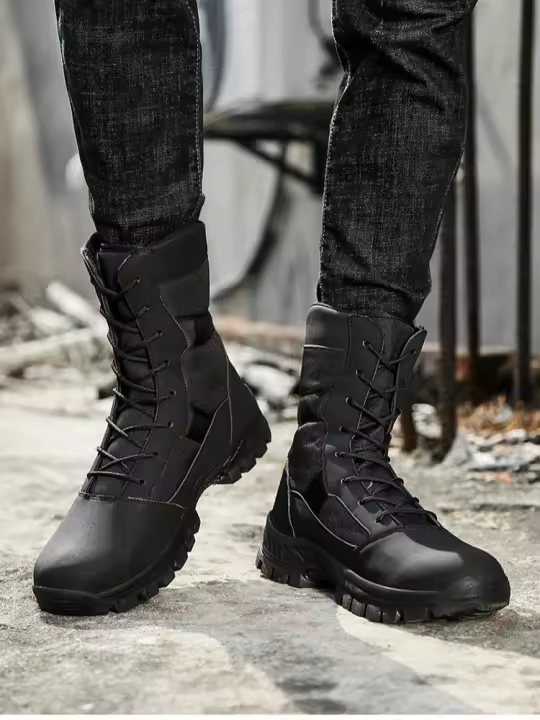 Botas Militares De Alta Calidad Para Deportistas Y Montañismo Zapatillas Casuales Unisex Para Running Grandes Para Hombres Y Mujeres - 1