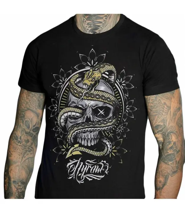 Camiseta Hombre Snake Of Death Manga Corta HYRAW F23-M01 - 1