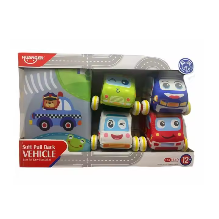 TAPETE MALETIN CON 4 VEHICULOS TELA INFANTIL DE PANRITOS - 1