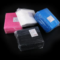 100 PCS Tapones De Tela No Tejida Desechables En Colores Blanco Rosa Negro Y Azul Accesorios De Belleza Para Spa Y Peluquería - details 7