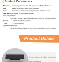 Lámpara De Pared Moderna De Aluminio LED Luz Delgada Para Iluminación De Pasillo Dormitorio Sala De Estar Decoración De Iluminación - details 7
