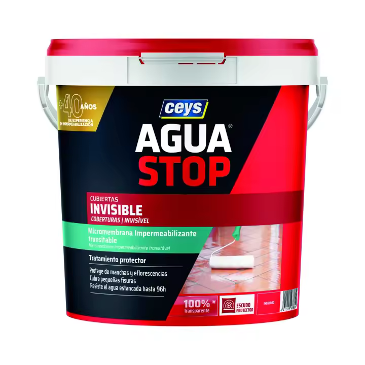 Micromembrana Impermeable Ceys Aguastop 1 L  Transparente - 1