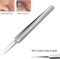 Tweezers Para Puntos Negros Extractor De Acné Herramienta Profesional De Acero Inoxidable Para Eliminar Espinillas Y Blemisiones De La Piel - details 3
