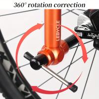 Herramienta De Reparación De Bicicleta Lebycle Aluminio Aleación Rectificador De Desviador Trasero MTB Carretera Alineación Gaug - details 3