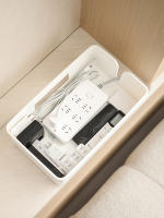 Caja De Almacenamiento Para Cable De Escritorio Soporte Para Enchufe Y Router WiFi Organizador De Datos Y Cable De Pared 1PC - details 8