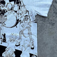 Camiseta Casual Corta Para Hombres Y Mujeres Con Estampado De Anime Gótico Harajuku Estilo Hip Hop Punk Suéter De Manga Larga Y2k Ropa High Street De Verano - details 4
