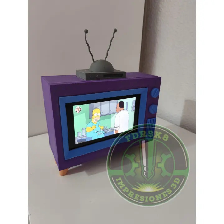 Expositor organizador de juegos Nintendo switch TV Simpson - 1