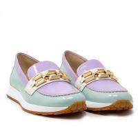 PITILLOS 5675 COMBI Zapatos casual mujer 31471 24V MOCASIN ANTIFAZ CADENA COMBI TURQUESA - details 1