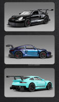 Coche De Modelismo Metálico 1:32 GT3RS Juguete Deportivo Con Puertas Abiertas Y Función Retroceso Luz Y Sonido Regalo Para Niños - details 9