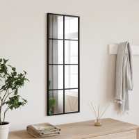 vidaXL Espejo de Pared Rectangular Decoración Colgante para Salón Hierro Negro Dimensiones 30 x 40 cm,  30 x 60 cm,  30 x 80 cm y mas - details 2