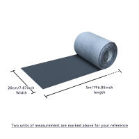 Cinta Impermeable De 5M Gris Para Superficies Metálicas Y Techo Reparación De Grietas Cinta Adhesiva Para Superficies Duraderas Y Resistentes - details 1