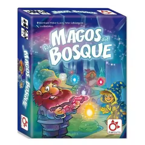 Los Magos del Bosque - Juego de Mesa Mercurio    Juego, mesa, entretenimiento, diversión, familia, amigos, estrategia, tablero, cartas, retos, equipos, creatividad, clásico, moderno, temático, dinámico, competitivo - 1