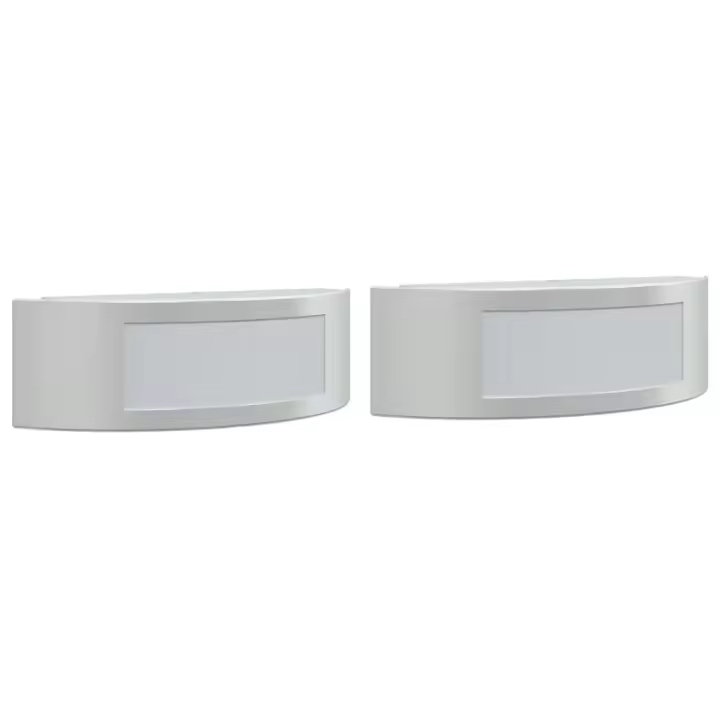 vidaXL Apliques de exterior 2 unidades acero inoxidable Color Negro,  Plateado, y mas - 1