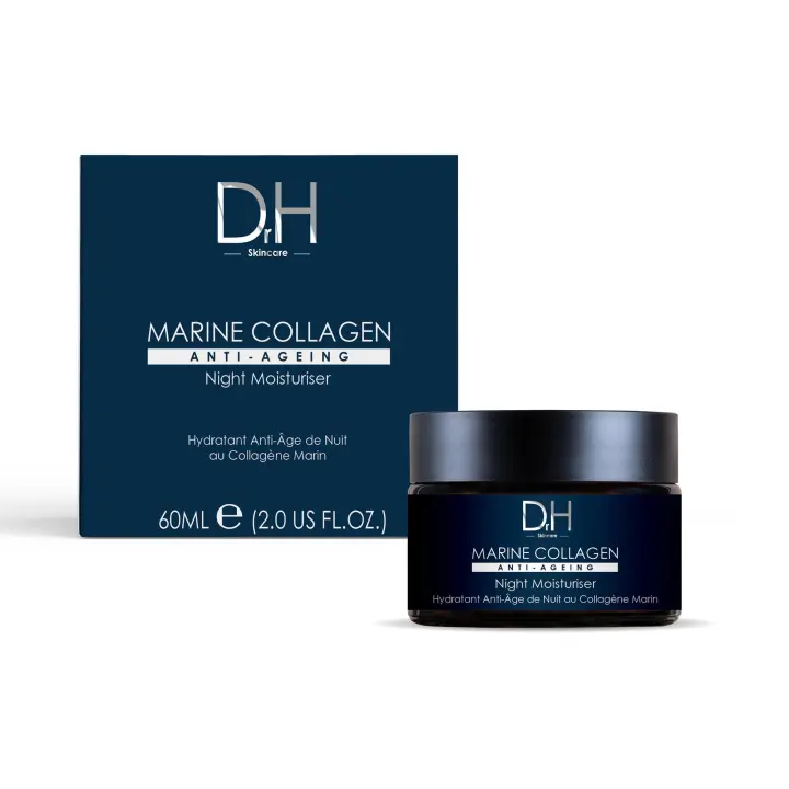 Crema Hidratante de Noche con Colágeno Marino de Dr H - 1