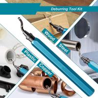 Set De 11 Herramientas De Afilado En Acero Inoxidable Para Trabajar Madera Y Plástico Herramienta Rotativa De 360 Grados Para Desburrar Y Cortar Agujeros - details 0
