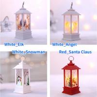 Lámpara De Aceite Portátil Vintage Con Luz LED Para Navidad Y Fiestas Decoración De Casa Y Jardín Piloto Eléctrico Incluido - details 3