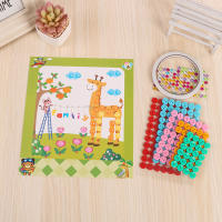 8Pcs/5pcs Juguetes De Dibujo Para Niños Con Parches De Botones DIY Juguete Educativo Manual Para Clase De Arte Temprano - details 8