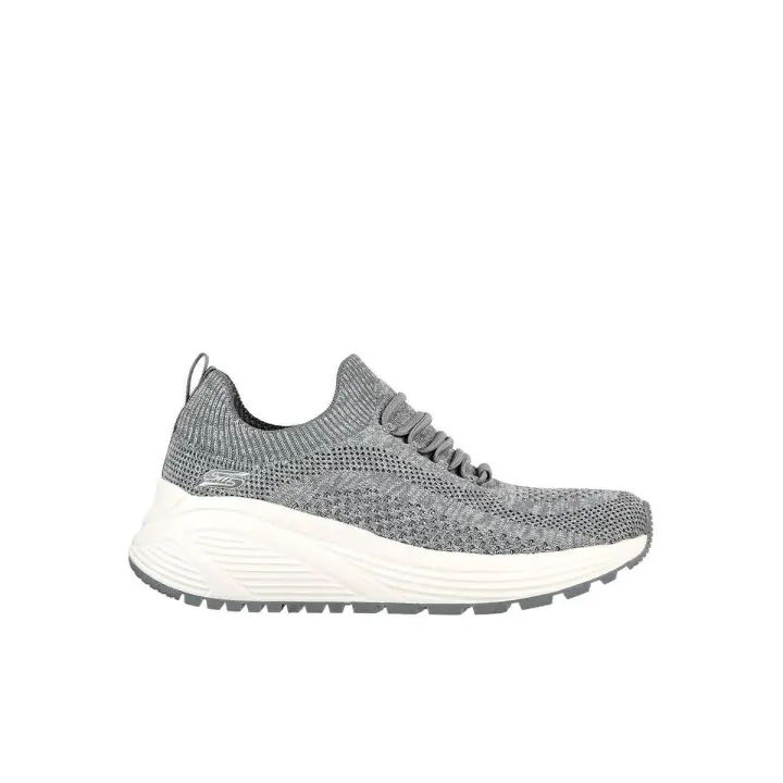 SKECHERS 117256_GRY Zapatillas deportivas de mujer grises en textil 79549 - 1