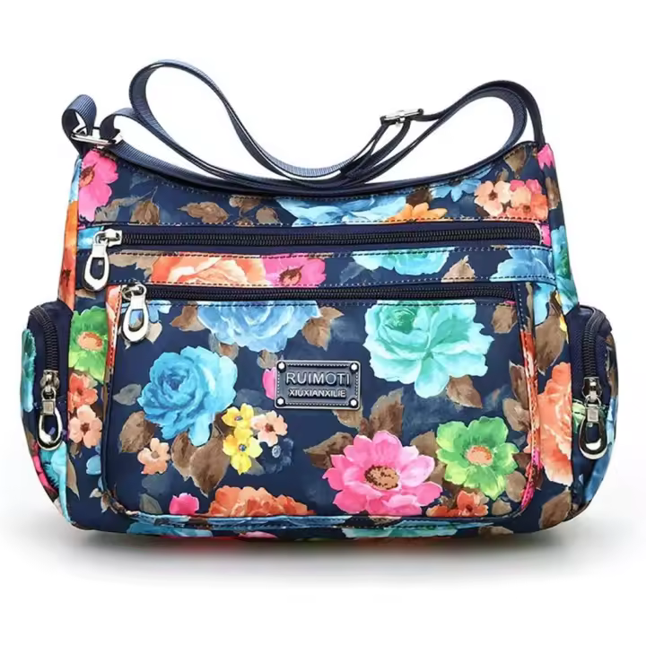 Bolso de Nailon impermeable para Viajes Bolso de hombre con múltiples - 1