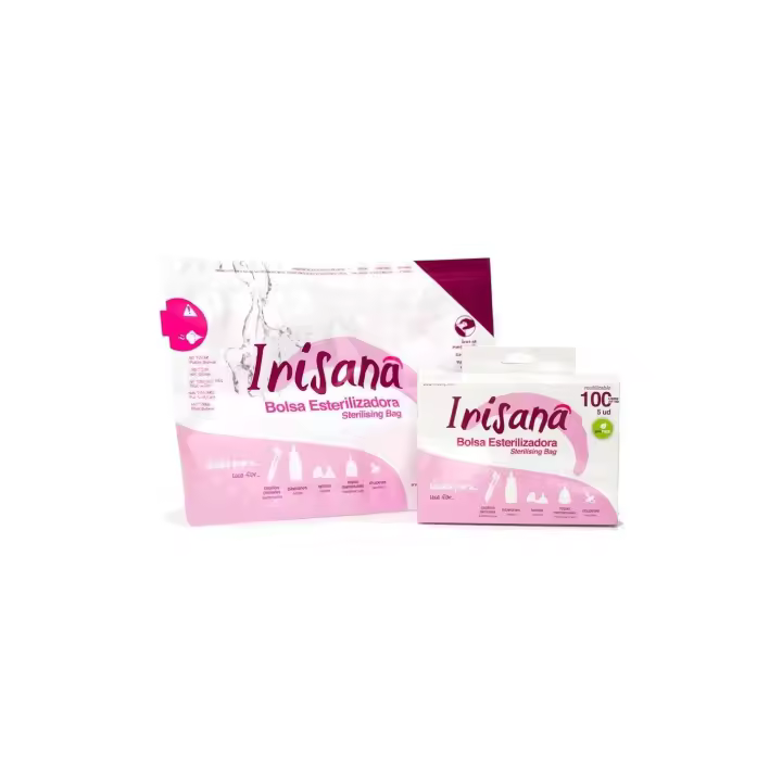 Iriscup Irisana - Bolsa Esterilizadora para Microondas - Caja de 5 Unidades - 100 usos - 1