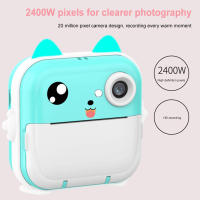 Cámara Digital Para Niños Q5 Con Impresora Térmica Mini Cámara Que Imprime Fotos Regalo Para Niños Camera Infantil Instantánea - details 9