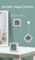 Sensor De Temperatura Y Humedad Zigbee Tuya Con Pantalla LCD Compatible Con Alexa Google Home APP Smart Life Yandex Para El Hogar Inteligente - details 7