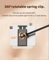 Soporte giratorio de 360° para teléfono y tableta - Brazo articulado de acero al carbono con montaje ajustable para cama y escritorio, ideal para lectura y transmisiones en vivo - details 6