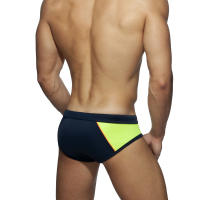 Bragas De Natación Para Hombre Briefs De Playa Deporte Acuático Padded Push-Up Traje De Baño Sexy Surf Wear Monocromo Talla Unica - details 9