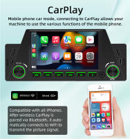 BQCC Radio De Coche 1 Din 4.7'' Con Android Auto Carplay RDS Botones Luzes Mirrorlink BT Dual USB Tipo-c Carga Estéreo In-Dash - details 6