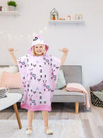 Toalla De Baño Infantil Con Capucha Microfibra Para Niños Ropa De Baño De Playa Y Cambio Tamaño Mini Estampado Animal - details 7