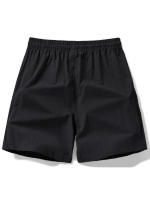 Shorts De Playa Para Hombre Ropa Casual De Verano Material Poliéster Estilo Sólido Talla Adecuada Para Primavera Y Verano - details 2