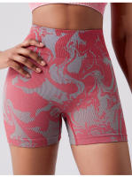 Leggings De Entrenamiento Sin Costuras De Alta Elasticidad En Color Camuflaje Para Mujer Shorts De Yoga Levantador De Glúteos Ropa Deportiva Ajuste Fitness Pantalones De Gimnasio - details 12