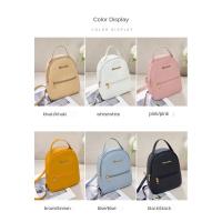 Mochila Mini Coreana Para Mujeres Bolsas Pequeñas Casual De PU Con Lining De Poliéster Bolsa De Hombro Para Damas - details 2
