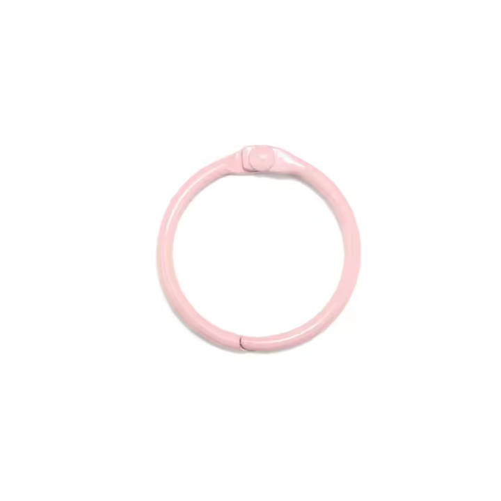Llavero Redondo De Pintura En Spray Colorido 10Pcs Accesorios Para Joyería DIY Anillos De Conexión Para Organizar Llaveros - 1