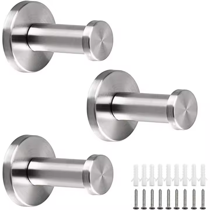 Ganchos para Bata de baño, 3PCs, Perches de Maple - 1