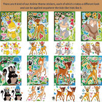 Pegatinas De Puzzle Disney Bambi 8/16 Hojas DIY Para Teléfono Portátil Equipaje Patineta Decoración Graffiti Divertido Regalo Para Niños - details 1