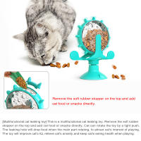 Juguete Interactivo Para Perros Y Gatos Rueda De Alimentación Slow Feeder Pelota Que Permite La Emisión De Alimentos Divertido Para Mascotas Material Plástico - details 5