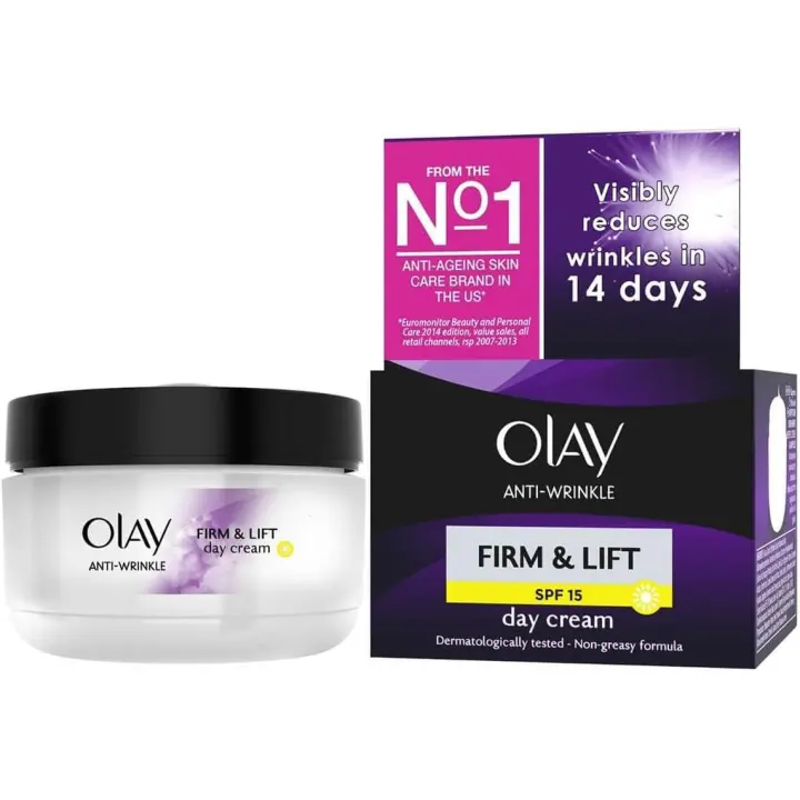 Olay Anti-Edad Firmeza & Efecto Lifting Crema de Día SPF 15 50 ml - 1