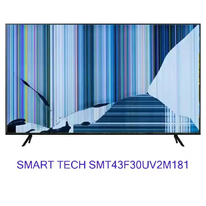 SMART TECH SMT43F30UV2M181 NUEVO, Con pantalla - panel rota, para despiece. SIN MANDO A DISTANCIA. - 1