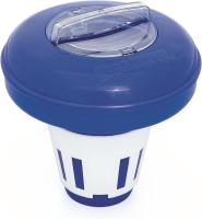Bestway 58071 - Flowclear Dosificador Dispensador de Cloro Regulable para Piscinas Ajustable Tamaño Grande Medidas: 16.5 x 16.5 x 17.2 CM Admite Tabletas con un Diámetro Máximo de 7,6 cm Fácil y Rápida Apertura y Cierre Repuesto, Recambio - details 1