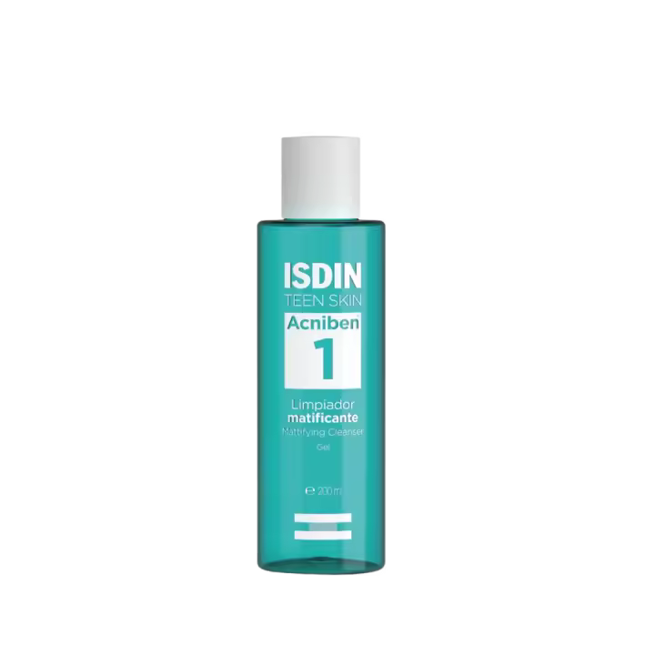 ISDIN TEEN SKIN ACNIBEN 1 LIMPIADOR MATIFICANTE 200 ML - 1