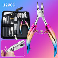 Tijeras Profesionales Para Uñas Gruesas Y Engranadas Con Abertura Ancha Set De Tijeras Para Manicuras De Uñas Encarnadas Material De Acero Inoxidable - details 2