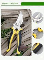 Tijeras De Podar Profesional LIXIU Con Agarre Antideslizante Acero Inoxidable Para Jardín Poda De Árboles Tijeras Manuales Color Rojo Amarillo Verde - details 3
