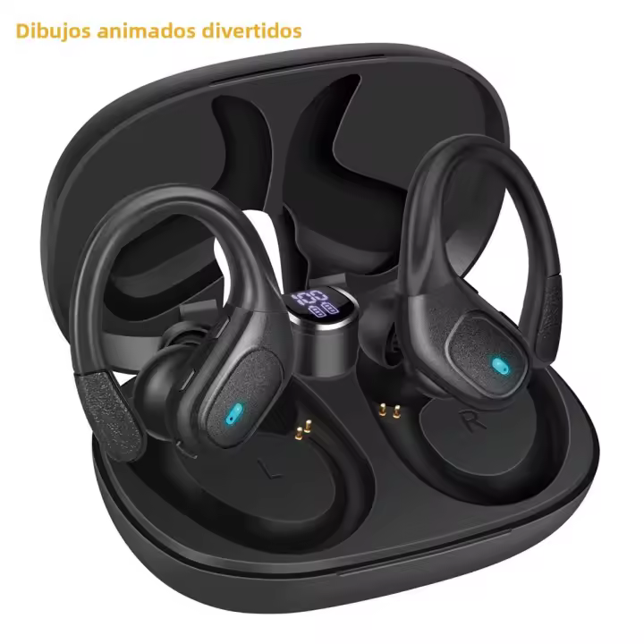 Auriculares Bluetooth Funlarto Deportivos Inalámbricos IPX7 Impermeables Con Micrófono Y Pantalla LED De 75 Horas De Batería Para Gimnasio - 1