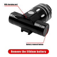 Farol LED Para Xiaomi M365 / pro Scooter Eléctrico Recargable USB Con Batería De 1200mAh Luz Frontal XM-L T6 150LM Zoomable - details 15