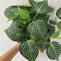 35cm Planta Artificial De 7 Cucharas Hojas De Planta Falsa Scindapsus Para Decoración De Jardín Oficina Casa Y Hotel Material Plástico - details 4