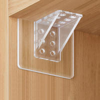 Soporte De Estante De Acrílico 4/8Pcs Adhesivo Para Armario Soporte De Pared Para Cocina Y Dormitorio Bracket De Apoyo - details 0